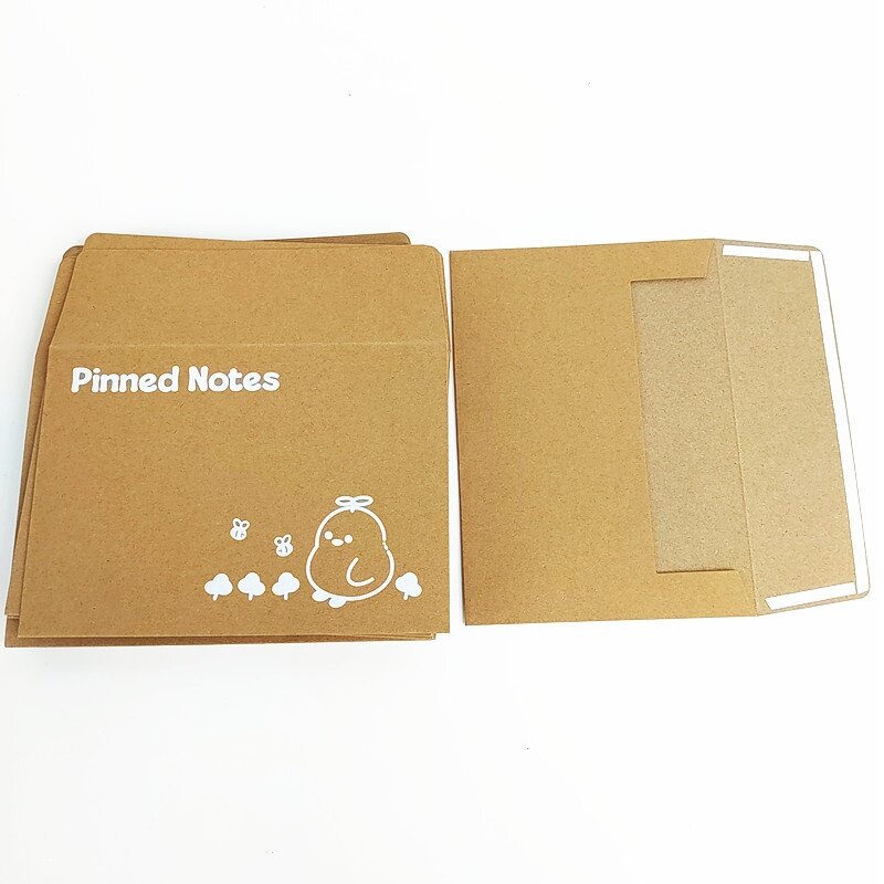 Customized product、Kraft envelope customization printing logo white  foil stamping high-end color envelope bag customization for