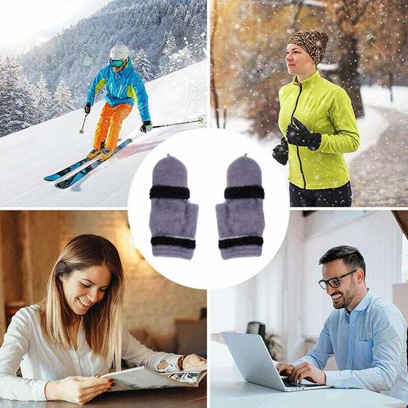 5V USB Heated Gloves Winter Warm Cycling Gloves Electric Thermal Hand Warmer for Camping Running Climbing Riding Bike Cycling