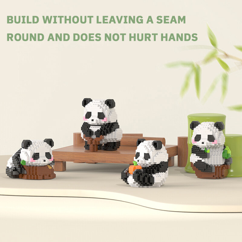 Mini Animal de Style Chinois à Assembler Soi-Même, Briques de Construction, Modèle Créatif, pour Garçon