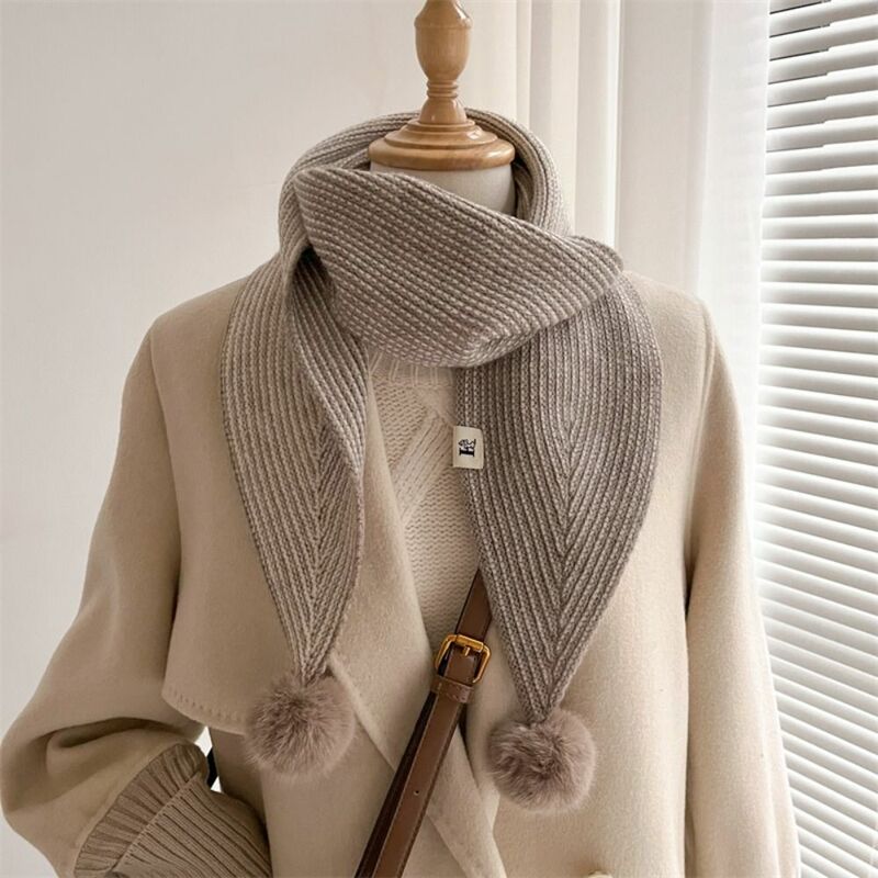 겨울 따뜻한 넥타이 캐시미어 스카프, 체크무늬 롱 풀라, 스몰 스키니 네커치프, 여성 패션, 신상