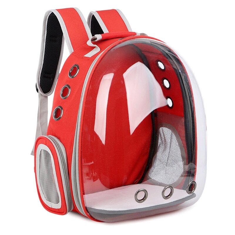 Cápsula transparente transpirable para mascotas, mochila espacial viaje para cachorros y gatos, para Carri