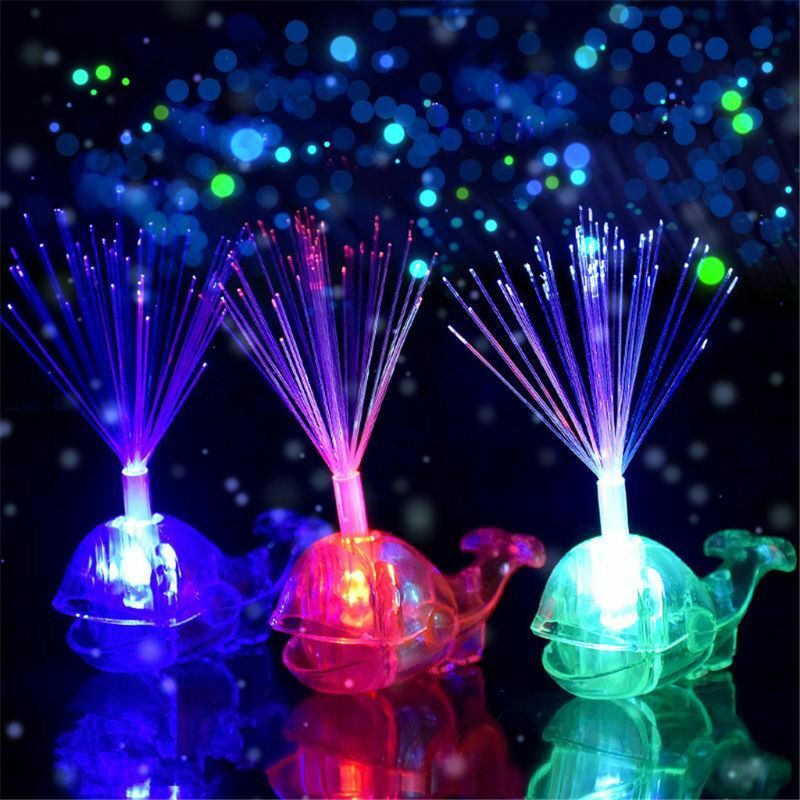 3.15in Novelty Christmas  Whale Night Lights Mood  Changing Color Light Dropship