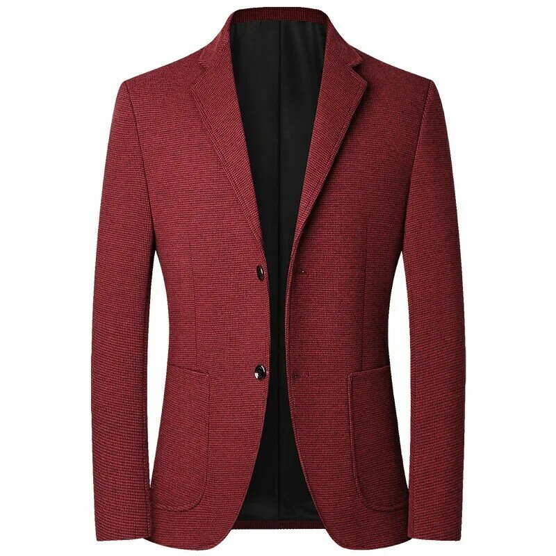 2024 Herbst Männer Blazer Anzüge Jacken Business Casual Anzug Woll mäntel hochwertige männliche Slim Fit Blazer Jacken Blazer Mäntel