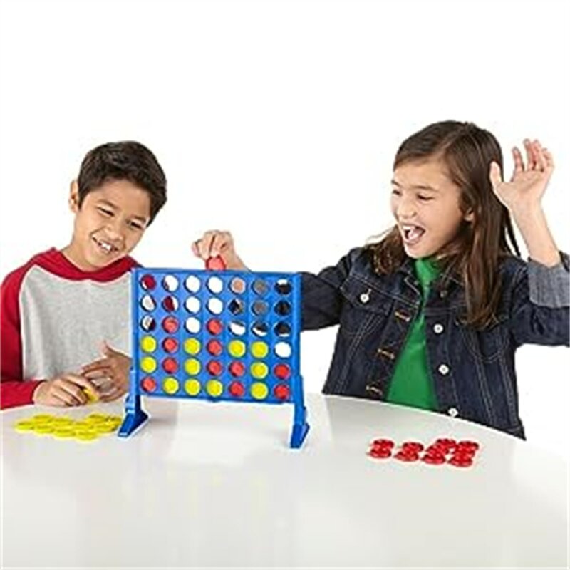 Jeu explorez ecs à quatre maillons CONNECT4 pour enfants, jeu de société classique, puzzle en trois dimensions