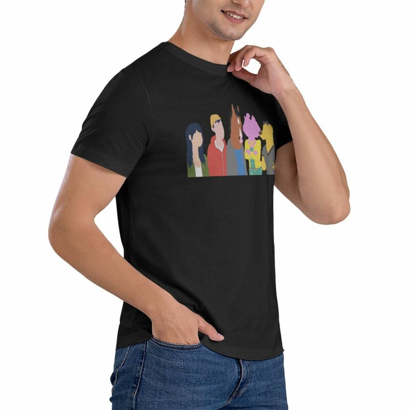 T Shirt męski B-BoJack 100% bawełniane topy rekreacyjne koszulki z krótkim rękawem z okrągłym dekoltem letnia koszulka