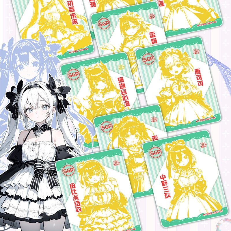Goddess Story Collection Cards, Cartão Pequeno Círculo, Flower Girl, Smoke Vento Capítulo, Pr Ssr Gift Box, Boardgame Card Box, 2m02