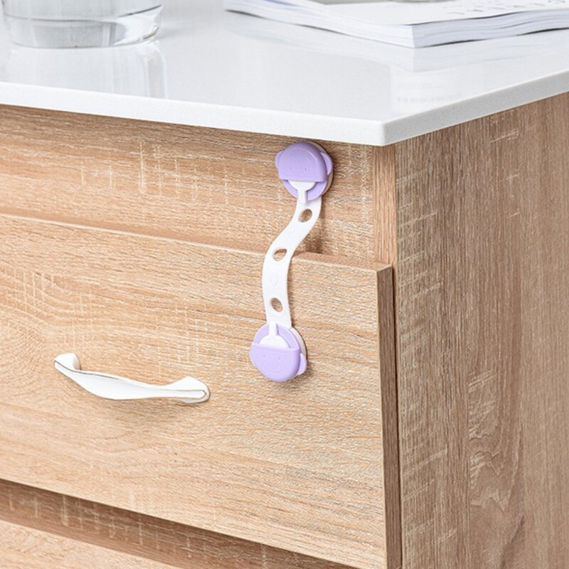 Child Safety Cabinet Lock Baby Proofing Latches to Drawer Door Fridge Oven Toilet Kitchen Cupboard Appliance Trash