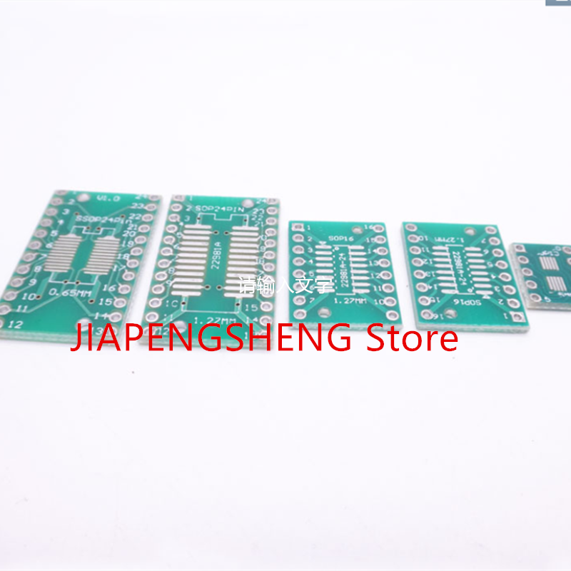 10PCS Adapter plate plate strips turned into universal PCB SOP/MSOP/SSOP/TSSOP/SOT23 DIP