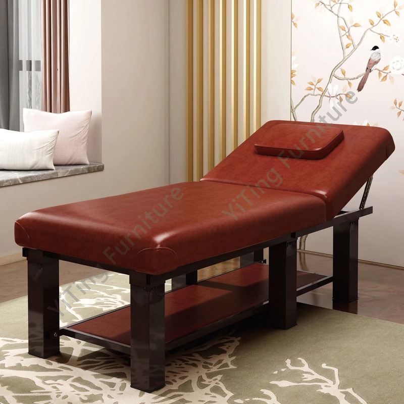 Mesa de masaje de belleza para terapia de tatuajes faciales, cama de masaje tailandesa para pestañas, Spa especial, limpieza de oídos, Lettino Estetista, muebles de salón