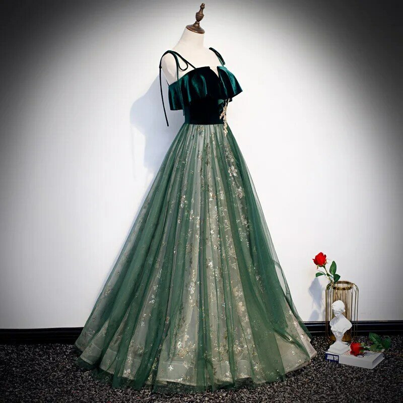 Черно-зеленое женское вечернее платье в стиле пэчворк с V-образным вырезом и блестками, Бандажное ТРАПЕЦИЕВИДНОЕ деловое платье, изысканное элегантное вокальное платье