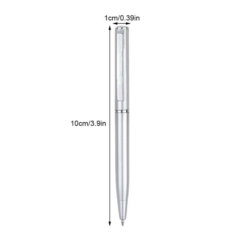 1Pc wysokiej jakości kulkowy długopis metalowy ze stali nierdzewnej piśmienne prezent do pisania długopisy i biurowe przybory szkolne
