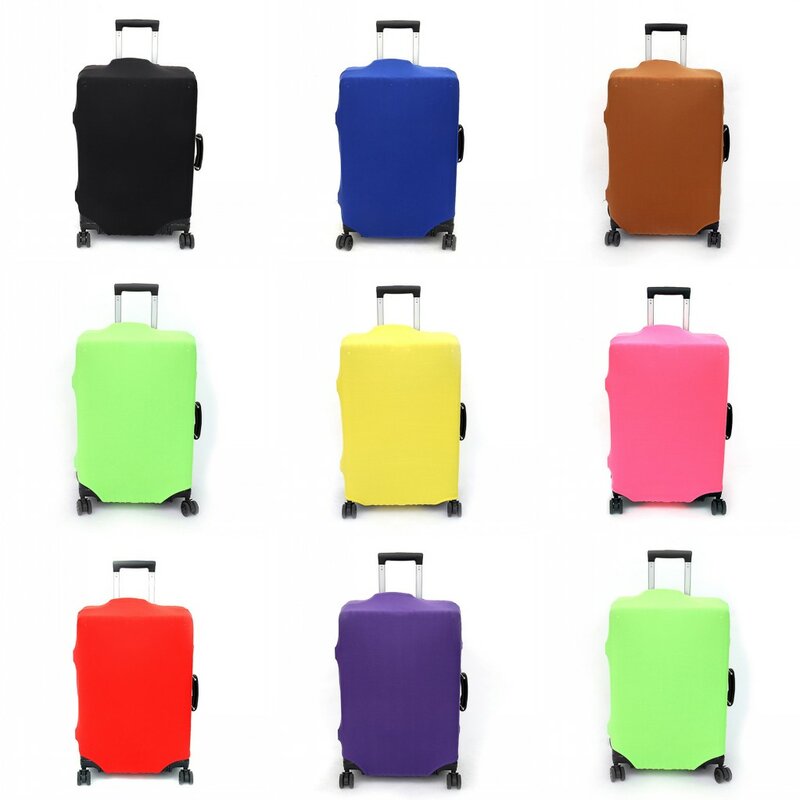 Housse de bagage de voyage élastique, protection de valise pour 18 à 28 pouces, accessoires de voyage, fournitures de bagages, housse anti-poussière