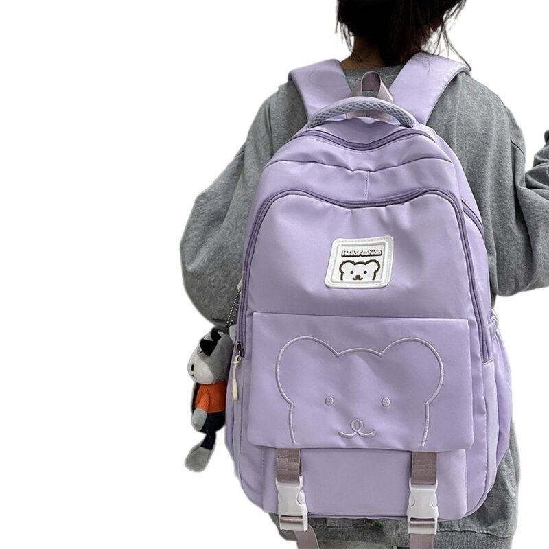 กระเป๋าหนังสือโรงเรียนน่ารักกระเป๋าเดินทางน้ำหนักเบากระเป๋าเป้สะพายหลัง Daypack สำหรับวัยรุ่น