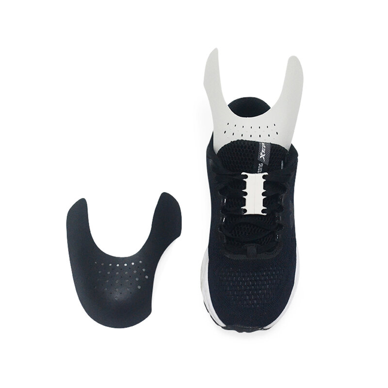 Protetor anti-vinco sapato para tênis, toe caps, suporte anti-rugas, maca sapato, extensor, proteção sapato esporte, 1 par