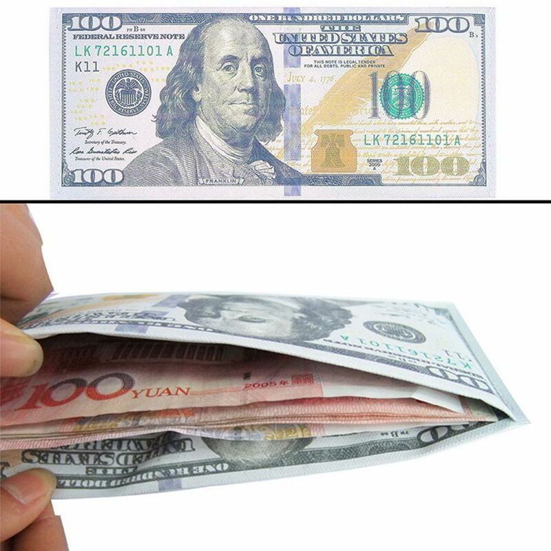 Mannen Vrouwen Geld Clips Valuta Notes Patroon Pound Dollar Euro Purse Portefeuilles Unisex Mode Portemonnee Effen Cash Houder