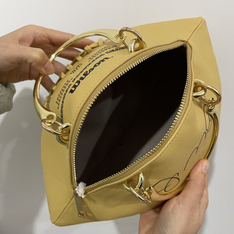 American Creative Rugby Portable Rugby Simulation borsa a forma speciale borsa a mano di nicchia ad alto senso