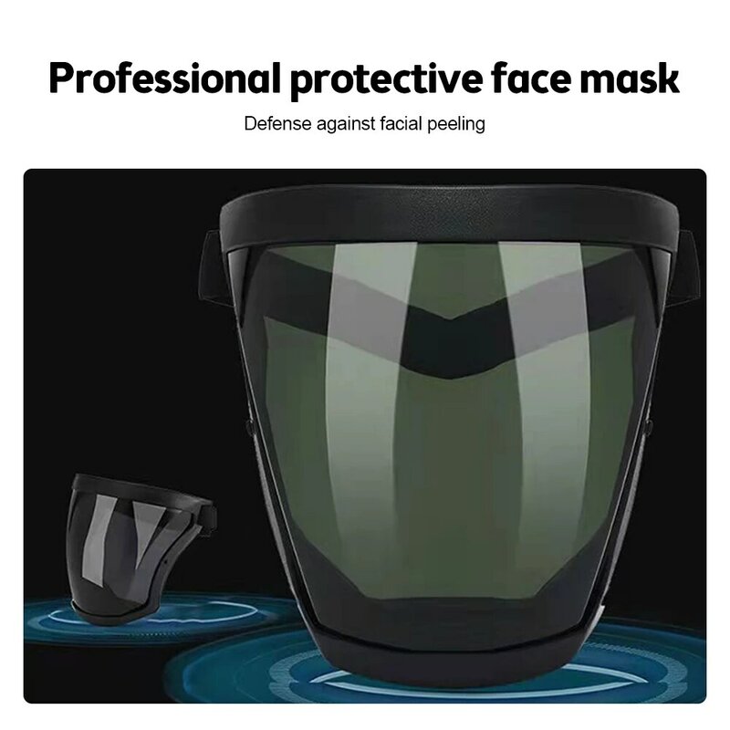 Capacete de Soldagem de Proteção Total, Protetor Facial, Capuz de Máscara para Moagem, Agricultura, Indústria, Polimento, Anti-UV, Máscara, Óculos de Soldador