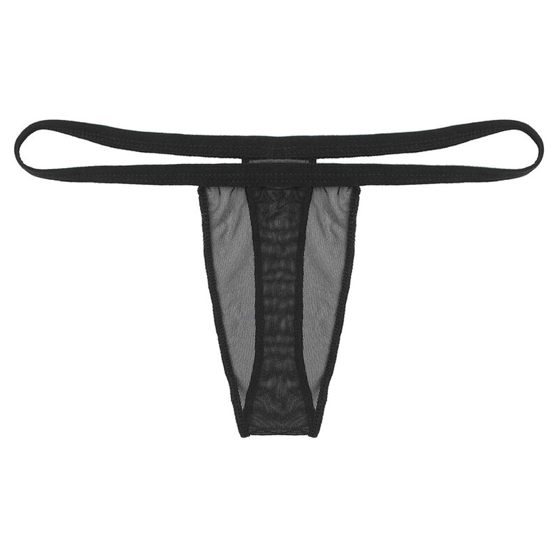 Durchsichtige Slips Slips weiche Tasche einfarbig elastisch niedrige Taille Männer Mesh Polyester sexy durchsichtige Unterhose