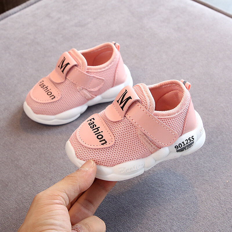 Spring Summer and Autum Children's Mesh Sports Shoes Boys Girls Baby Toddler Shoes Child Soft Bottom Breathable Sneakers