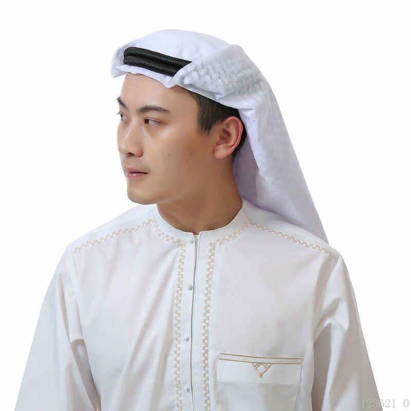 Lenço para homens muçulmanos, Arábia Saudita, Dubai, Emirados Árabes Unidos, Headband