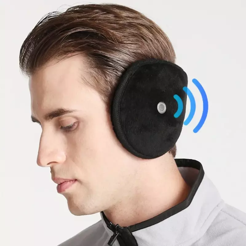 Thicken Fur Earmuffs Unisex Ear Muffs Warm Headphones Winter Accessories for Men Women Plush Ear Warmer Ear Cover with Earpiece