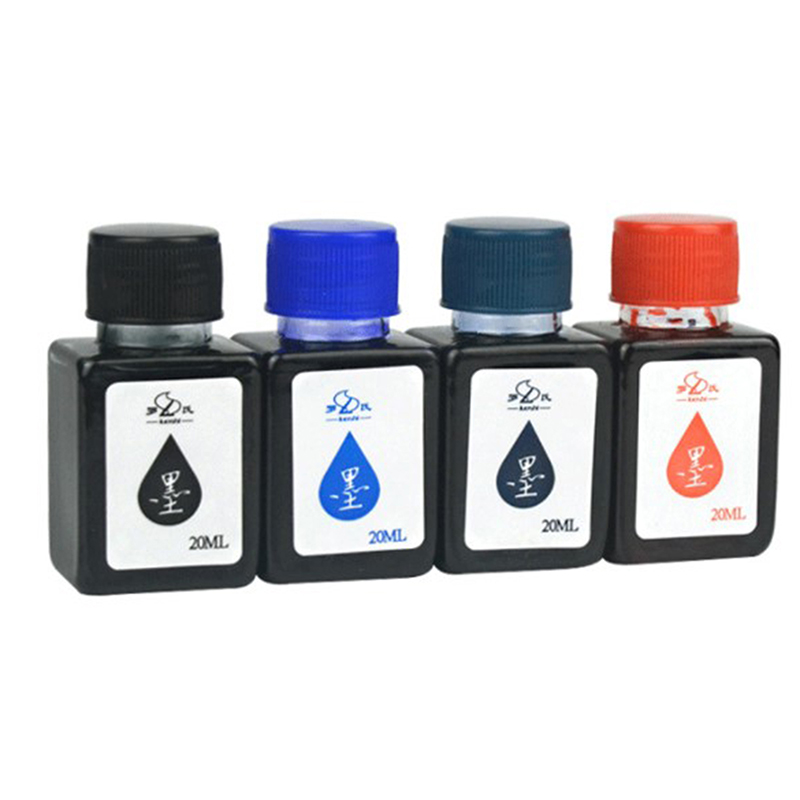 Чернильная пластиковая бутылка, черная, синяя, красная ручка для граффити, Перманентная фотокартридж с чернилами, быстросохнущие ручки для граффити, маркеры, 20 мл
