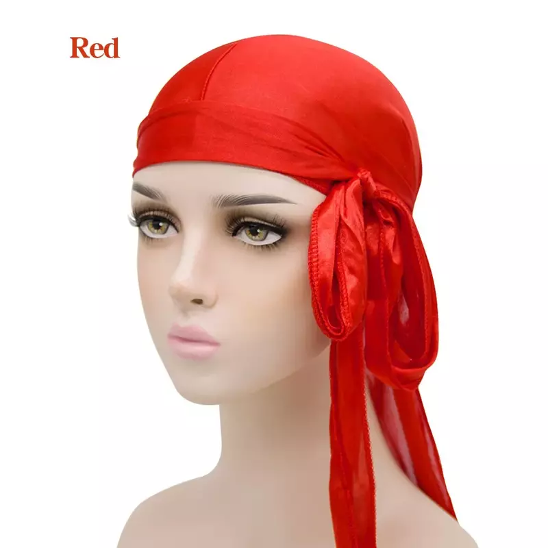 Эластичная повязка для волос Baotou, имитация шелковистой долговечной пиратской шляпы с длинным хвостом, повязка на голову, тюрбан для детей, аксессуары для детей