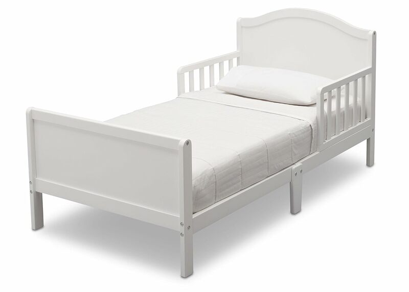 ベネット-木製幼児ベッド、enguardゴールド認定、biancoホワイト