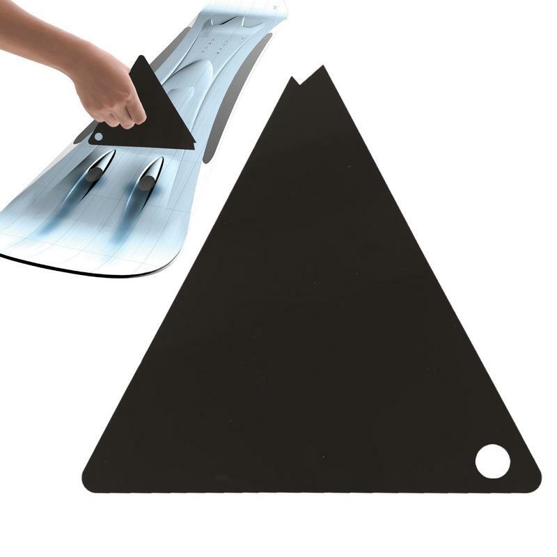 Ski Scraper Tool Acrylic Snowboard Tuning Tool Triangle Tuning And Waxing Kit For Wide Ski And Snowboard Outdoor Sport Equipment
