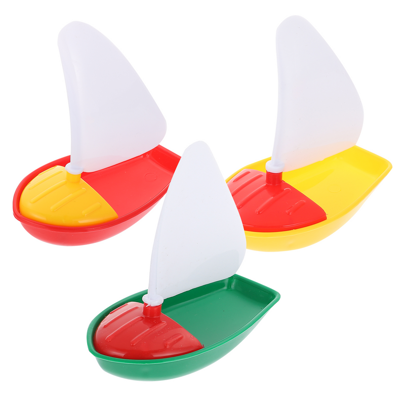 Mini Sailing Boat Bath Toy para crianças, Piscina de iate, Barco de velocidade, Banheira flutuante, Brinquedos educativos