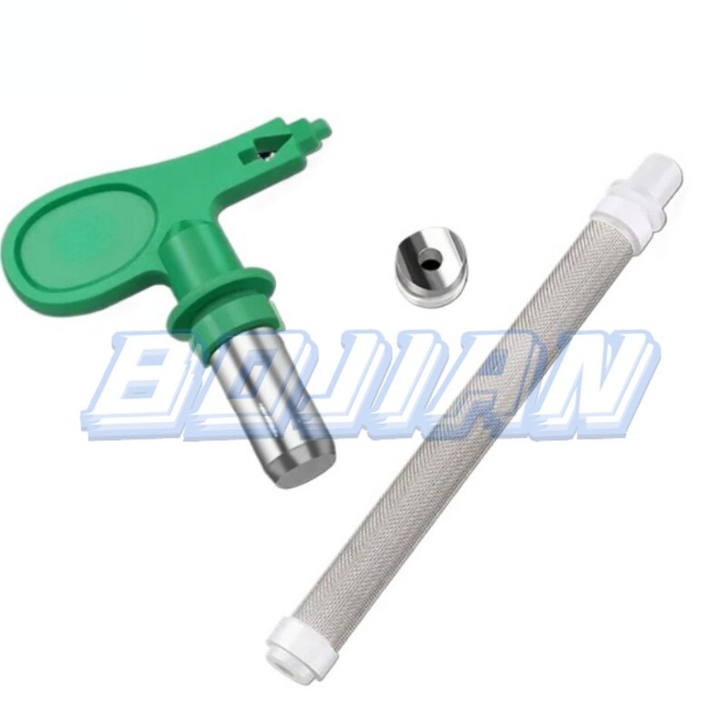 30-200 Airless Paint Parts Mesh Airless Spray Gun Filter with 1Pcs Reversible Spray Tips Airless Paint Sprayer Nozzle Tips