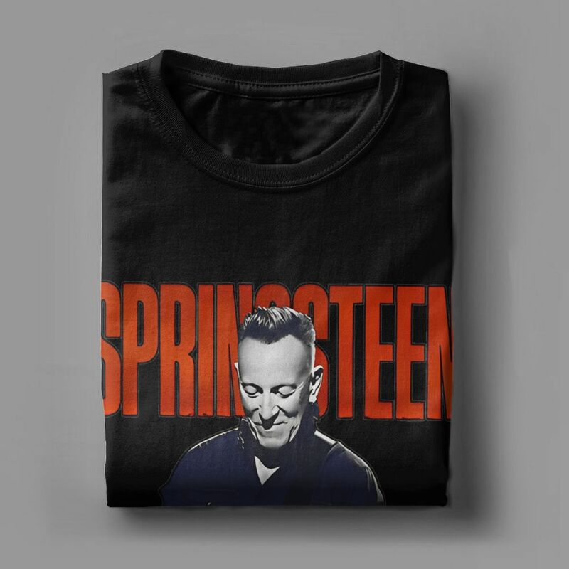 Zabawne Bruce Springsteen 2024 światowa trasa t-shirty dla mężczyzn kobiet bawełniane koszulki Hip Hop koszula pomysł na prezent odzież