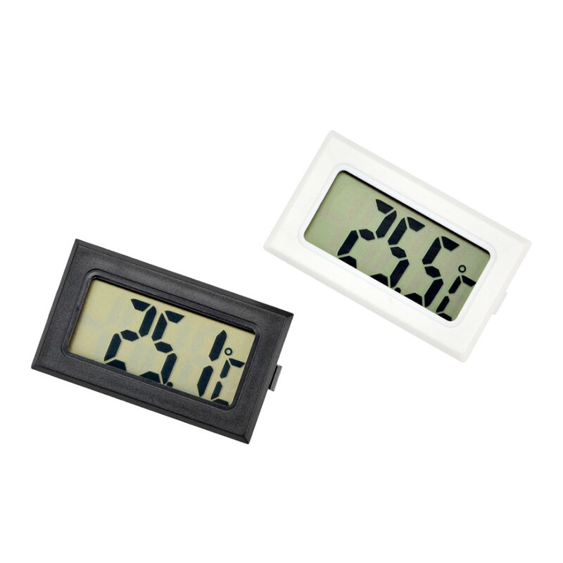 ميزان الحرارة الرقمي LCD صغير مع مسبار مقاوم للماء في الأماكن المغلقة في الهواء الطلق مريحة استشعار درجة الحرارة للثلاجة الثلاجة حوض السمك