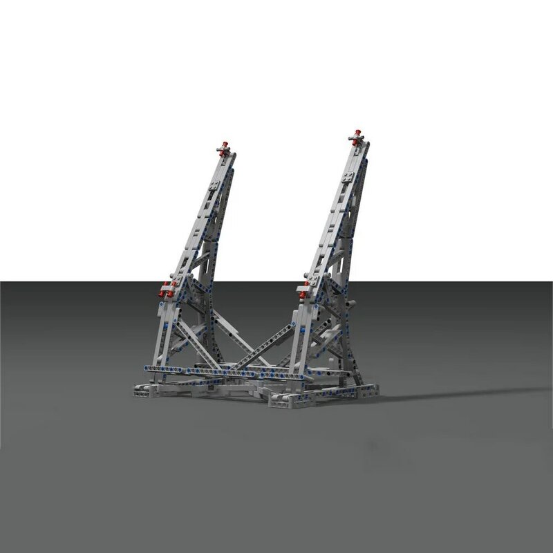 Nave espacial suporte vertical para Millennium Falcon, MOC-10219, compatível 75192, blocos de construção, tijolos modelo clássico, decoração brinquedos