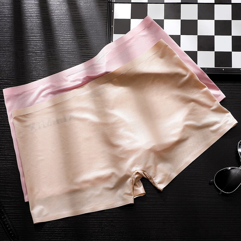 Letter semi-transparent ice thin section of men's underpants four corner boxer shorts