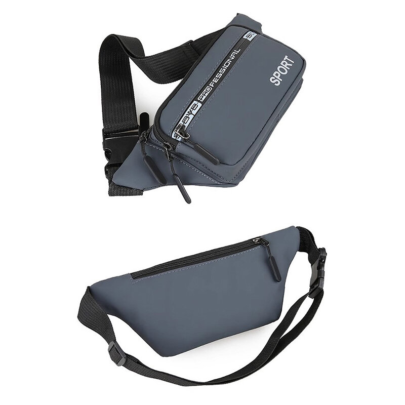 Running Waist Bag Waterproof Unisex Outdoor Fanny Pack Crossbody Bags For Chest Belt Bag Travel Phone Bag Oxford Chest Pack