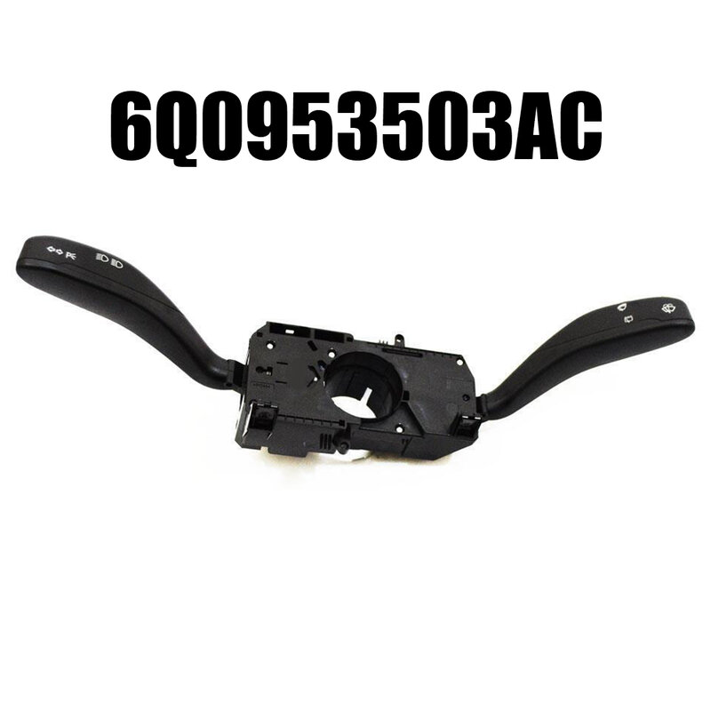 مفتاح مؤشر عمود توجيه أسود من ABS ، ملحقات سيارة بديلة ، رقم em 6q09533ac ، T5: 50rosi-1