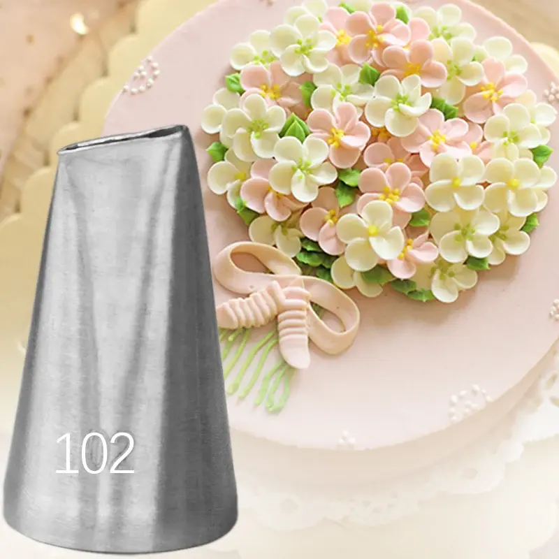 #101S #101 #102 #103 #104 제과 용 장미 꽃 과자 노즐 노즐 장식 장식 팁 제빵 및 제빵 도구