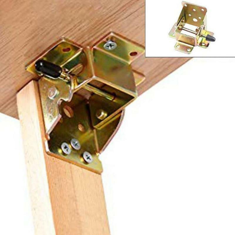 Locking Hinge 2/4pcs Heavy Duty Self-Locking Leg Fittings Stable Multifunctional Accessory For Laundry Boats Beds Worktables