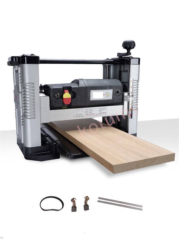 Máquina aplainadora de madeira elétrica portátil, plaina multifuncional para trabalhar madeira, plaina de mesa, enviar acessórios, 2000W