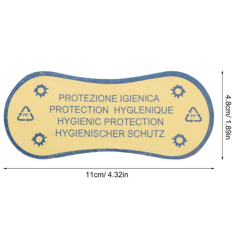 Etiquetas adesivas do aviso do maiô, forro protetor, adesivo do decalque para ternos do swimwear