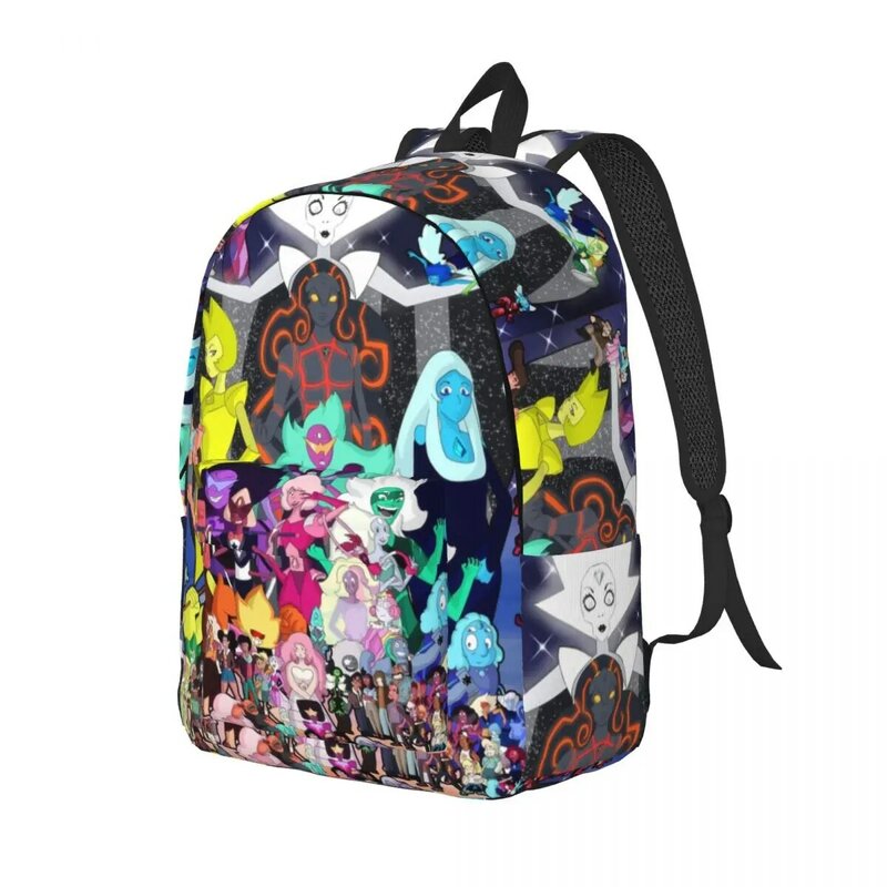 Steven จักรวาลศิลปะแฟนสำหรับวัยรุ่นนักเรียนกระเป๋านักเรียนกระเป๋าผ้าใบ Daypack กีฬาระดับประถมศึกษา