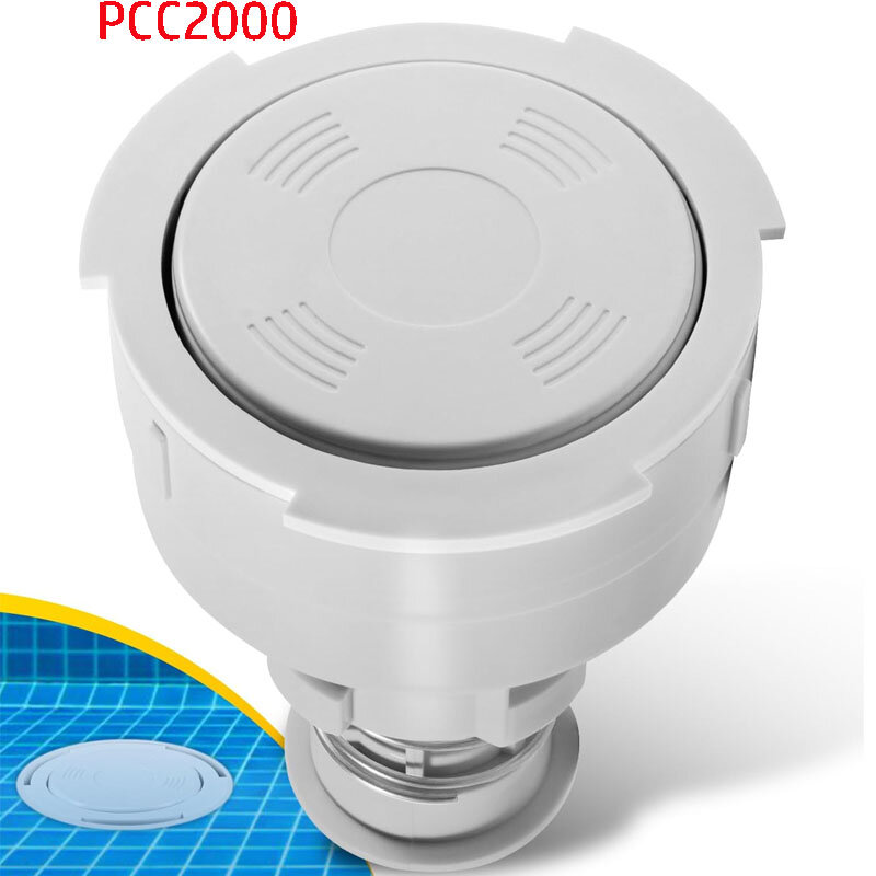 Recambio para boquilla de cabezal giratorio PCC2000, sistema de limpieza en el suelo, blanco