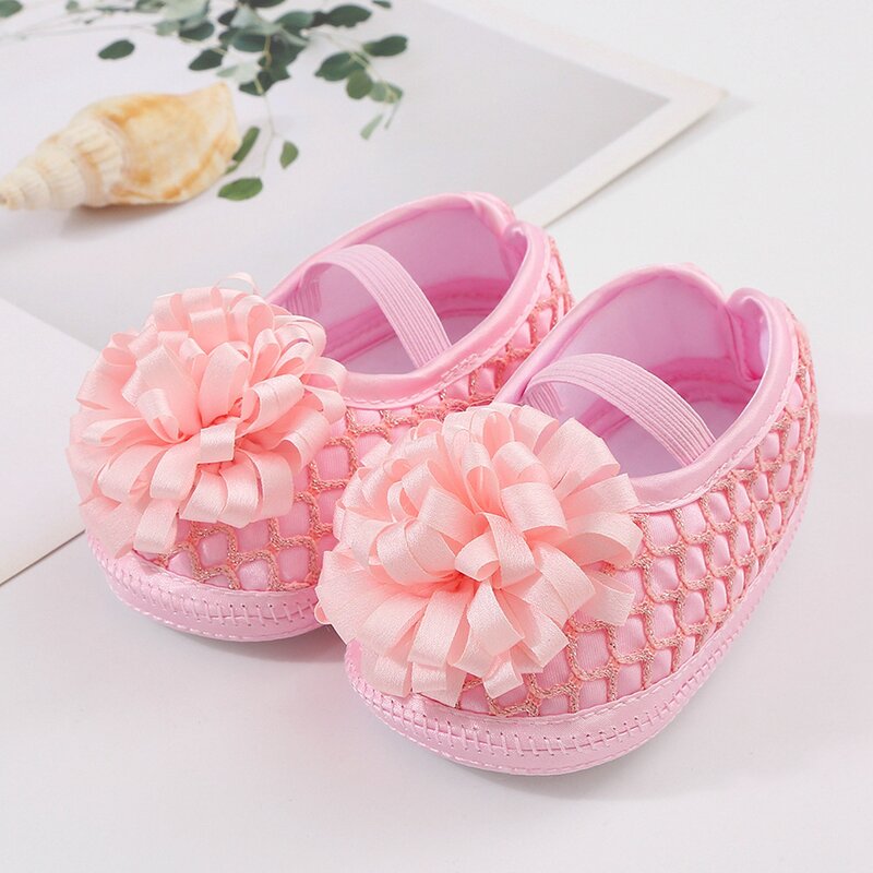 Mildsown neonate scarpe da principessa e fascia per capelli fiore Mary Jane Flats Dress scarpe da passeggio per neonato