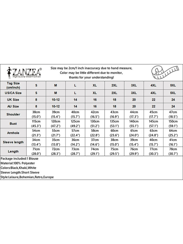 Zanzea-女性用半袖ブラウス,無地,タートルネック,オフィスシャツ,ワークトップ,特大,ファッショナブル,夏