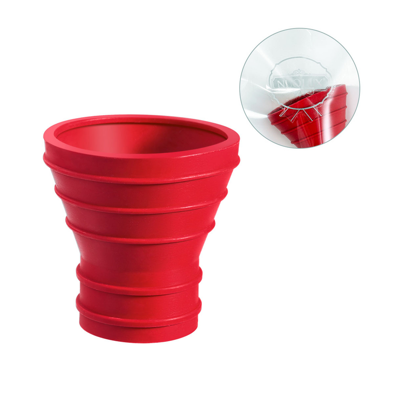 NUOLUX-ventosa de goma para recogedor de pelota de Golf, accesorio profesional de agarre Putter, Rojo