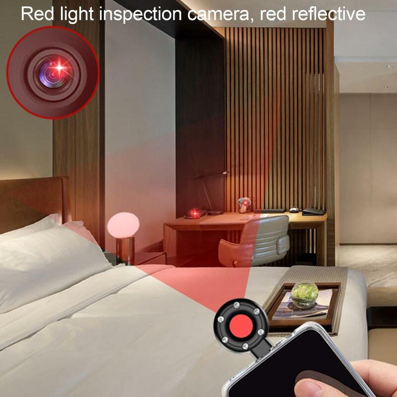 Detectores de cámara S300, luz de escaneo infrarroja, Detector antiespía, rastreador, buscador de cámara oculta, puerto USB C para el hogar y la Oficina