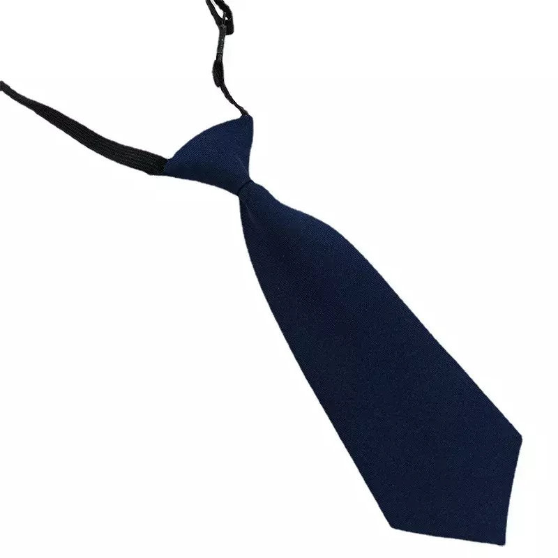 Seragam sekolah anak perempuan, warna Solid dasi anak-anak 23cm mode gaya kuliah dipasangkan dengan JK dasi gaya pendek