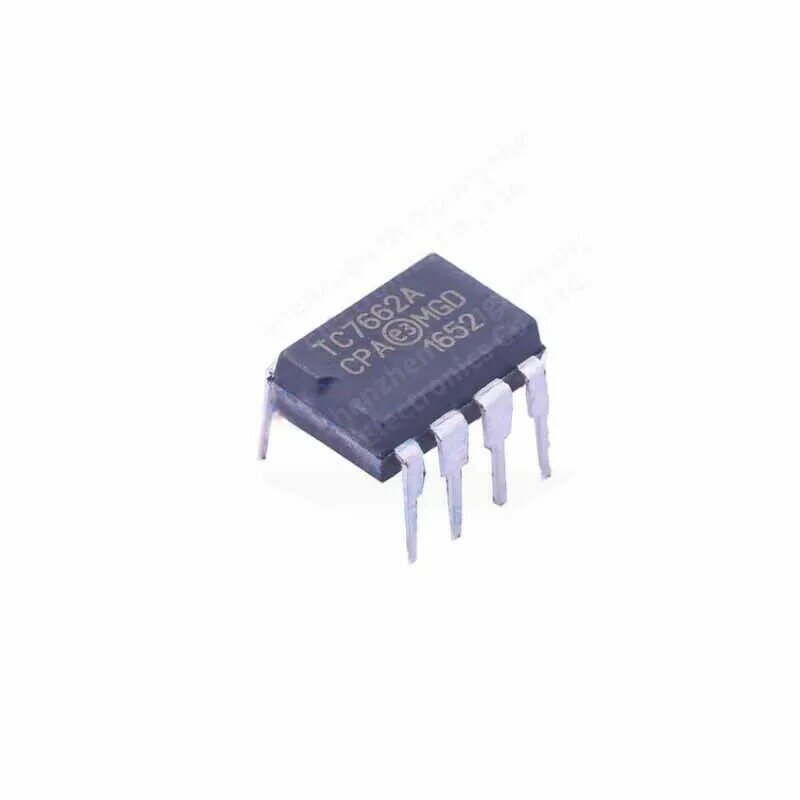 Convertidor de voltaje de precisión DIP-4 en línea, regulador de conmutación de chip, 5 piezas, TC7662ACPA