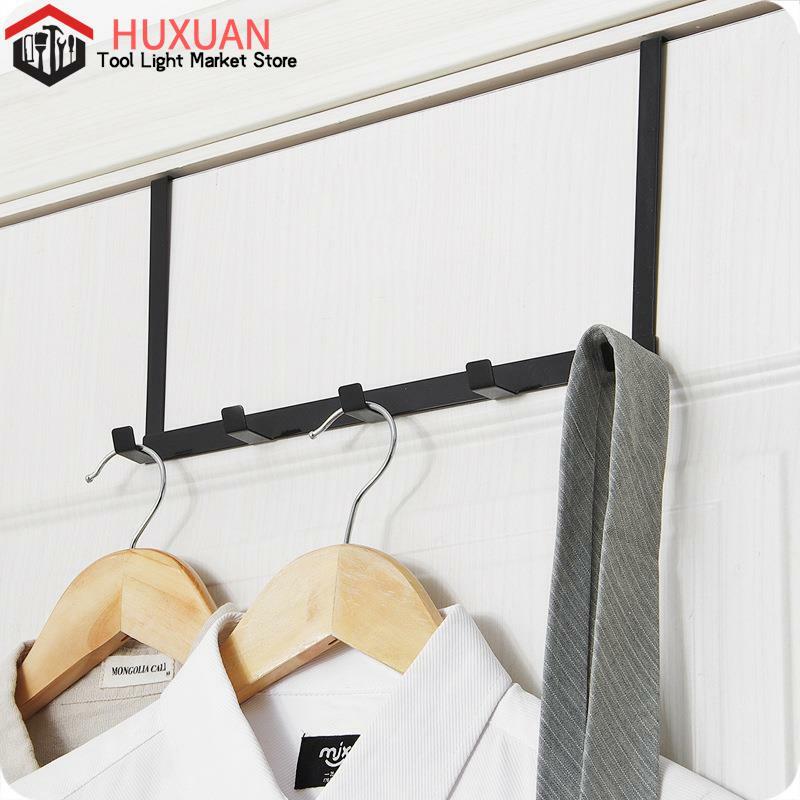 New Hooks Over The Door Home Bathroom Organizer Rack Clothes Coat Hat Towel Hanger Bathroom Kitchen Accessories Holder Door Hang